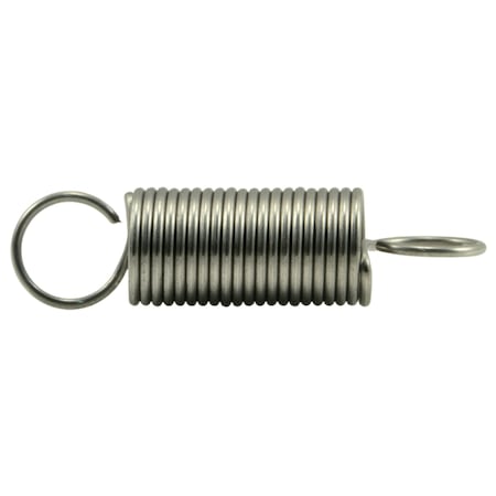 Midwest Fastener 1/2" x 0.047" x 2" 18-8 Stainless Steel Extension Springs 3PK 38822